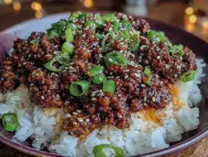 Korean Ground Beef Bowl - featured image