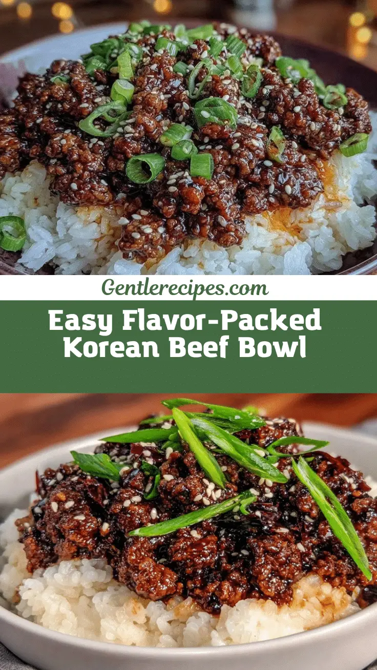 Korean Ground Beef Bowl recipe