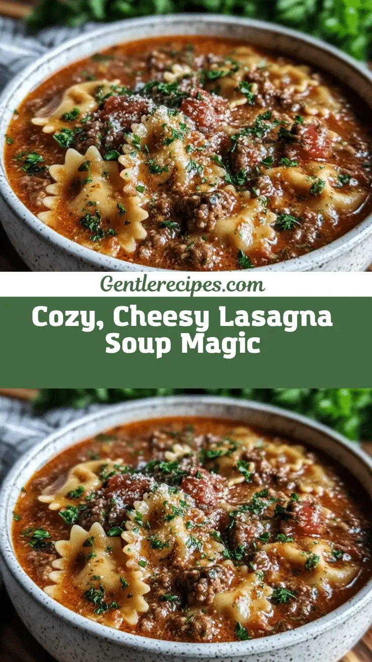 Cozy Lasagna Soup Recipe – Easy Comfort Food You’ll Love 5 lasagna soup recipe