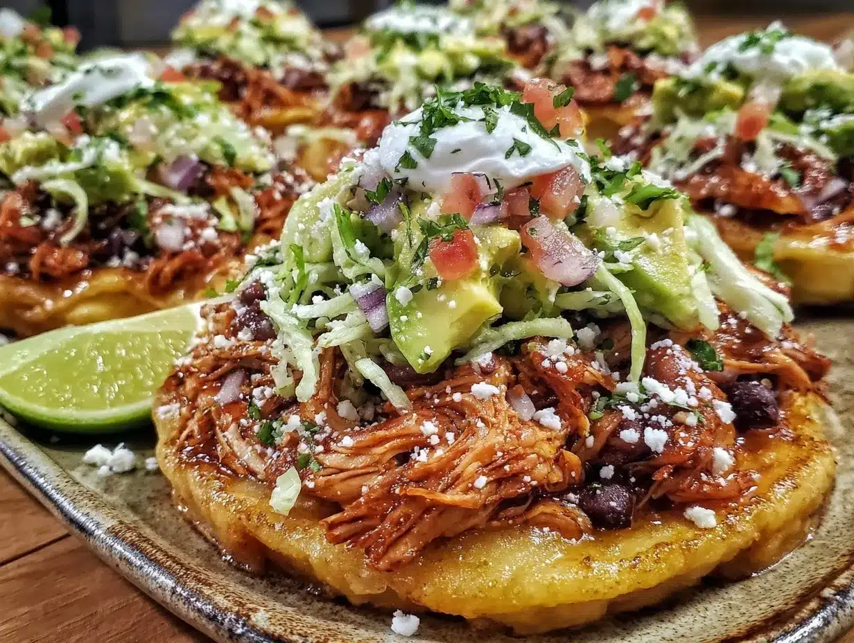 Easy Mexican Rotisserie Chicken Tostadas Recipe - Perfect & Crispy 4 Mexican Rotisserie Chicken Tostadas preparation steps