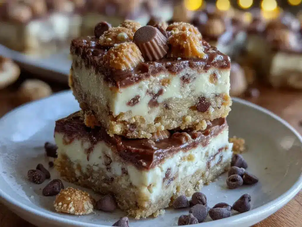 reeses peanut butter no-bake bars - featured image