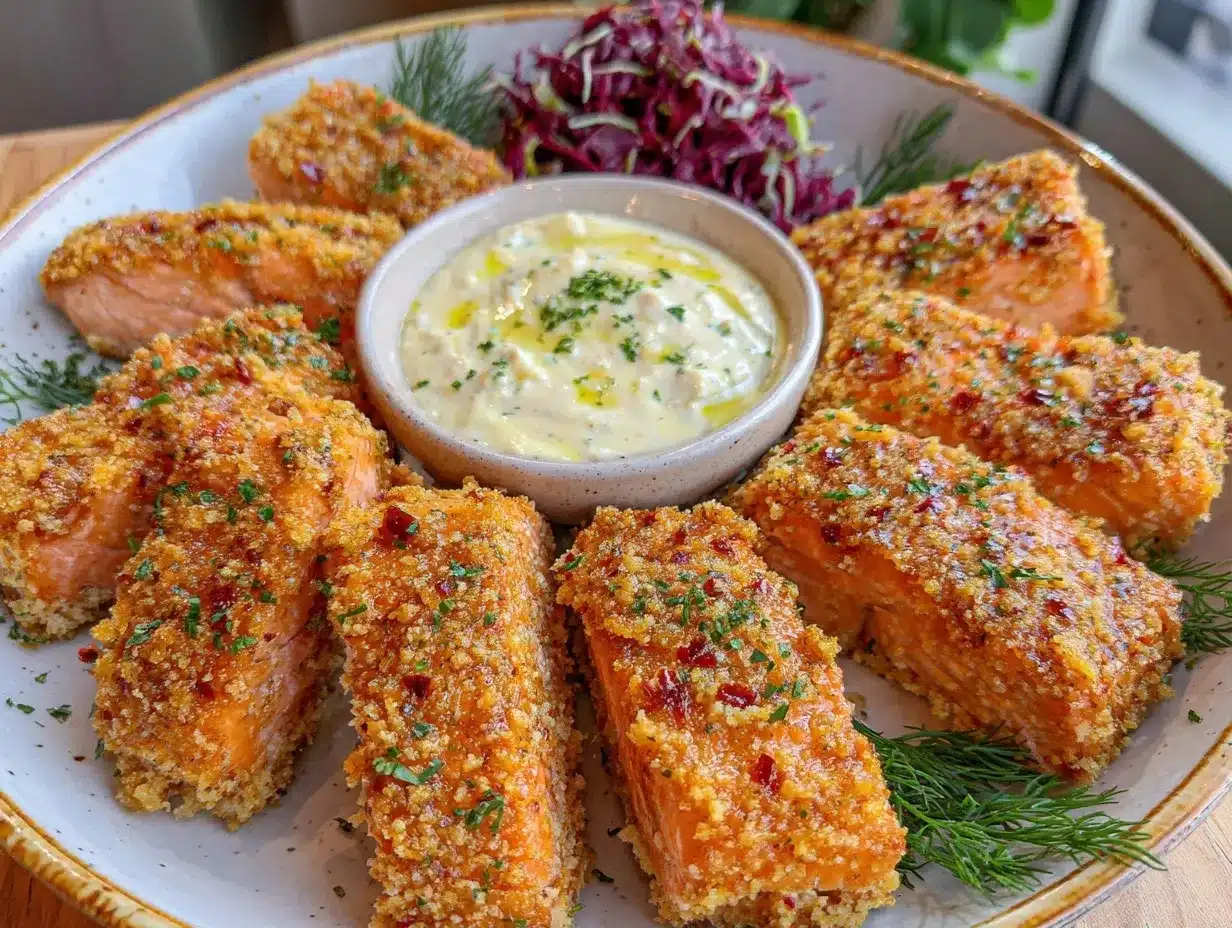 salmon nuggets preparation steps