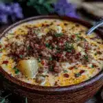 sausage potato soup - featured image