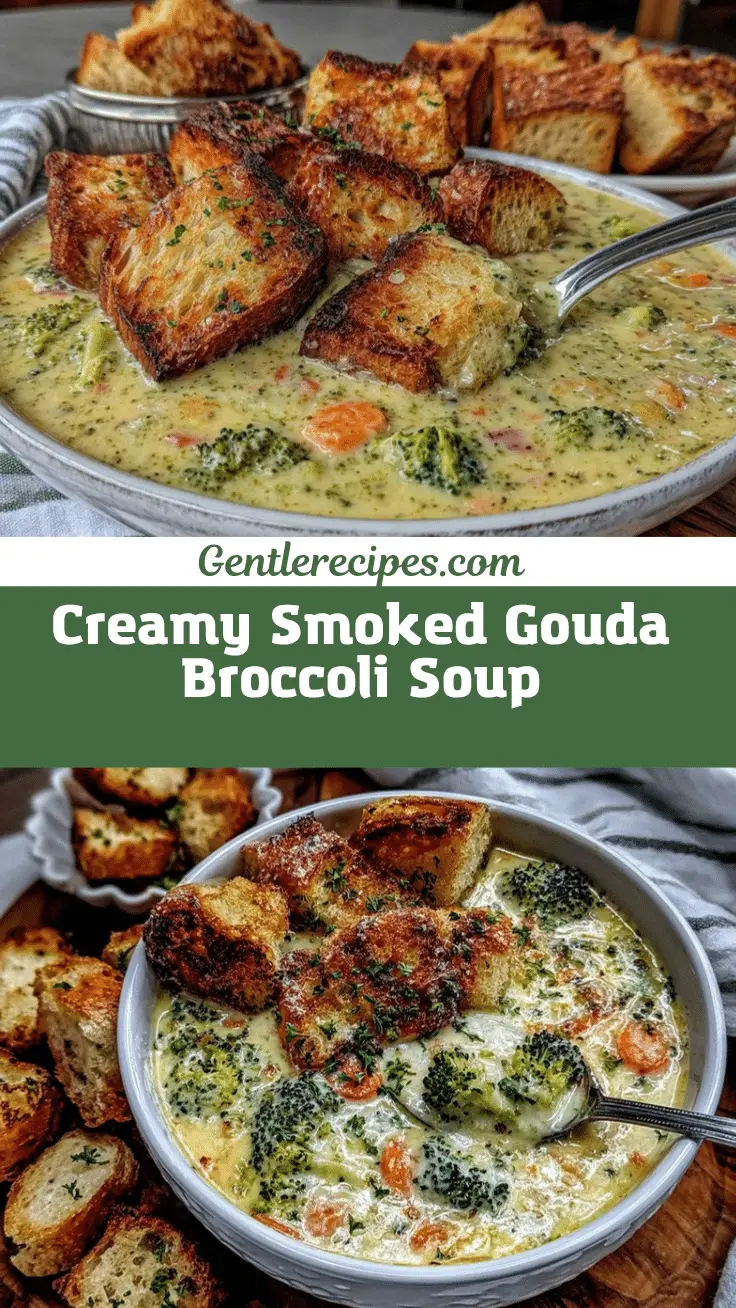 smoked gouda broccoli soup recipe