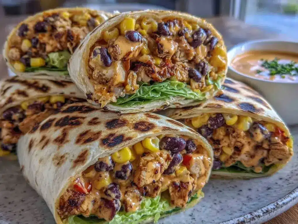 Home 1 Southwest Chicken Wraps - featured image