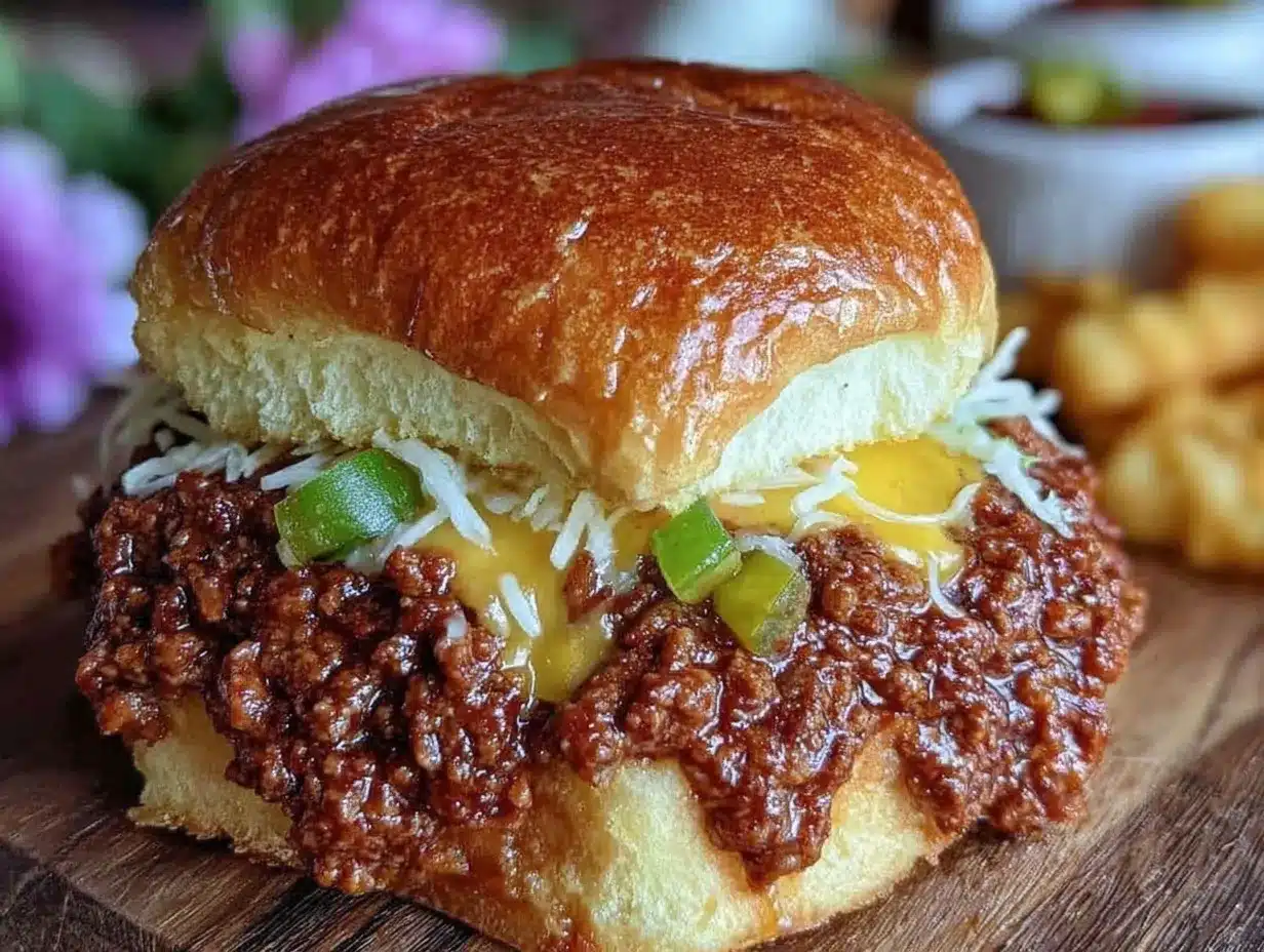 Juicy Steakhouse Sloppy Joe Burgers – Best Homemade Comfort Food 4 steakhouse sloppy joe burgers preparation steps