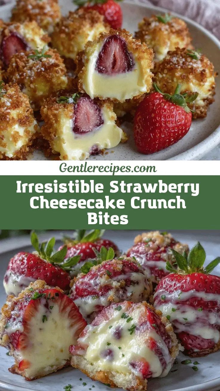 Strawberry Cheesecake Crunch Bites Recipe – Easy Party Favorite 5 strawberry cheesecake crunch bites recipe