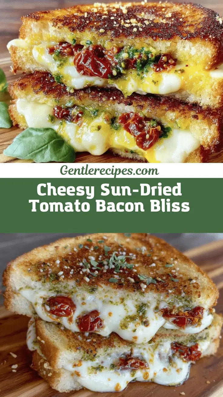 sun-dried tomato bacon pesto grilled cheese recipe