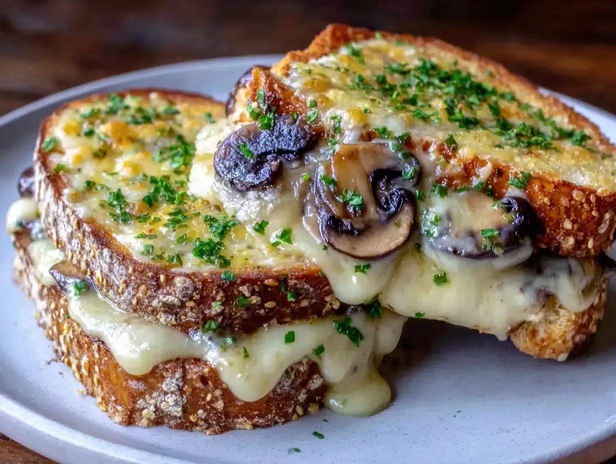 Irresistible Swiss Mushroom Melt Sandwich Recipe You’ll Love 4 Swiss Mushroom Melt preparation steps