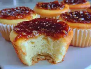 vanilla bean crème brûlée cupcakes - featured image