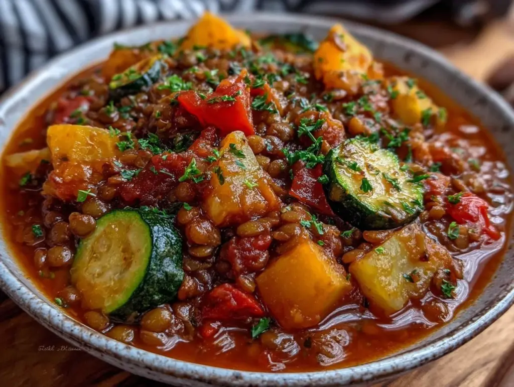 Vegetarian Lentil Stew - featured image