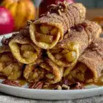 air fryer apple pie taquitos - featured image