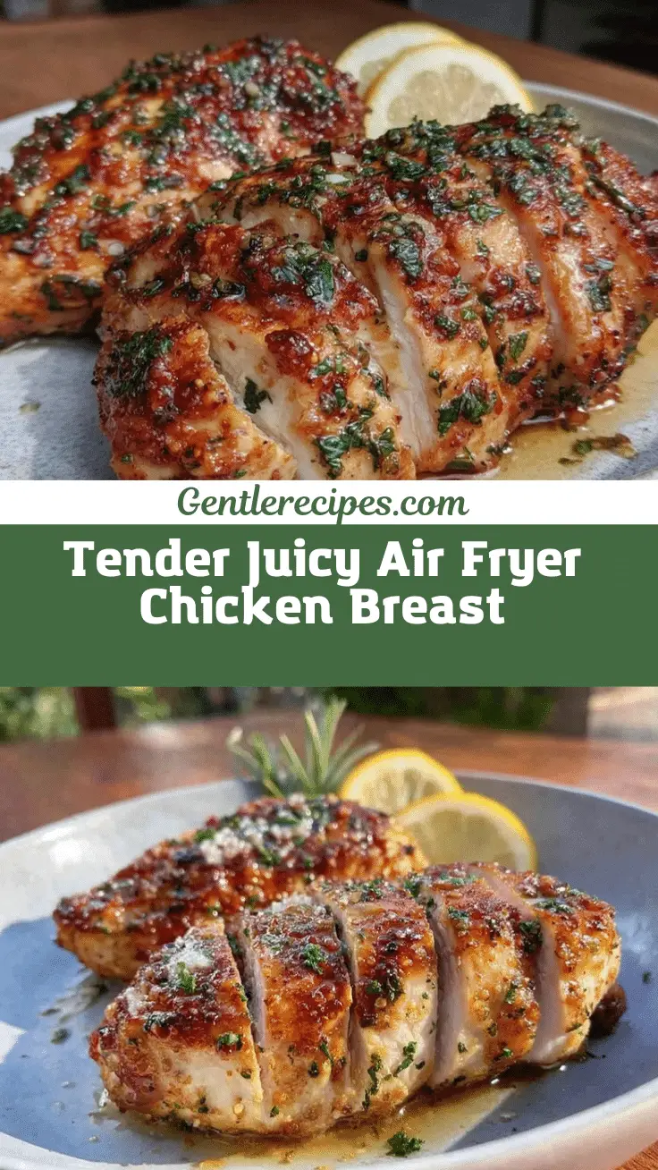 Juicy Air Fryer Chicken Breast Recipe - Easy, Cozy Fall Soup Topper 5 air fryer chicken breast recipe