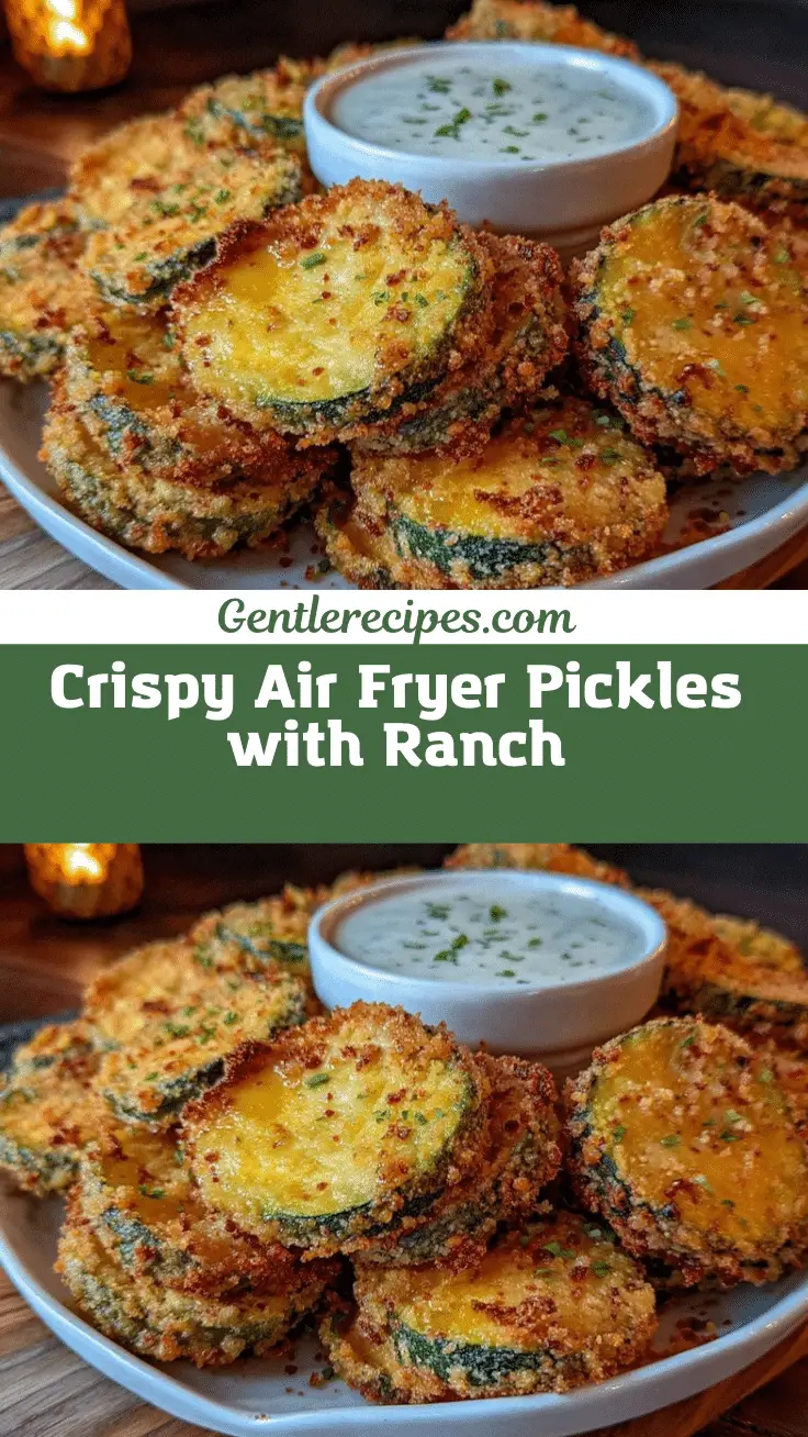 Crispy Air Fryer Pickles Recipe – Easy Snack with Ranch Dip 5 air fryer pickles recipe