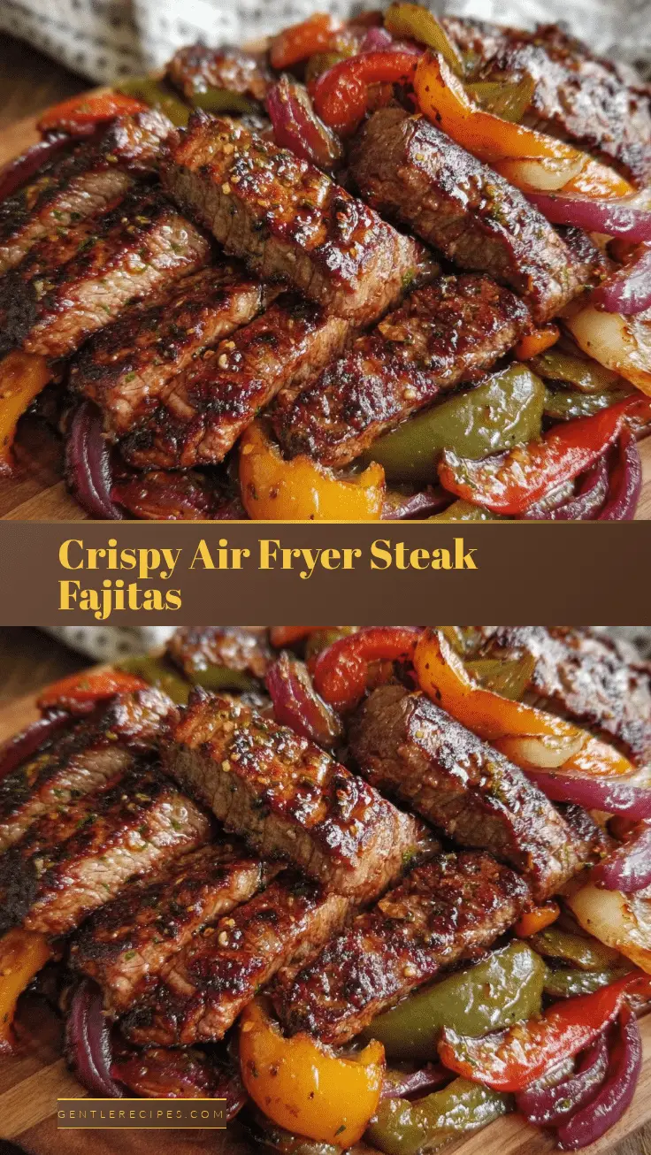 Savory Air Fryer Steak Fajitas Recipe Easy Perfect Peppers Onions 5 air fryer steak fajitas recipe