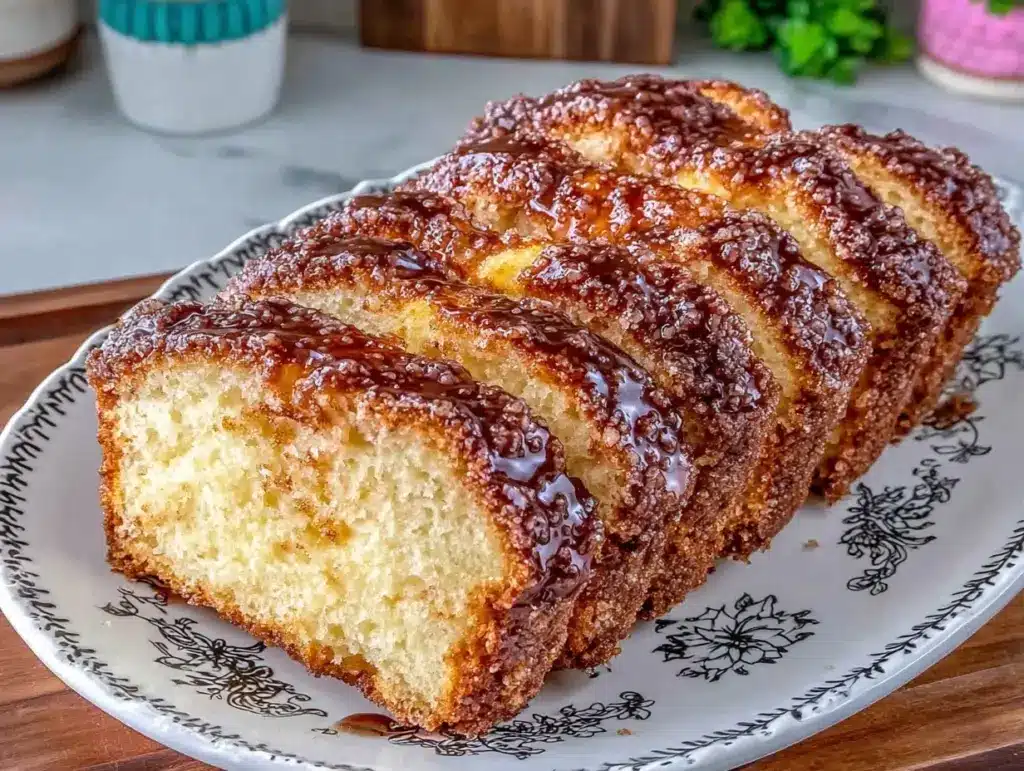 apple cider donut loaf - featured image