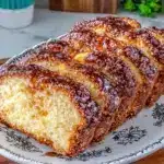 apple cider donut loaf - featured image