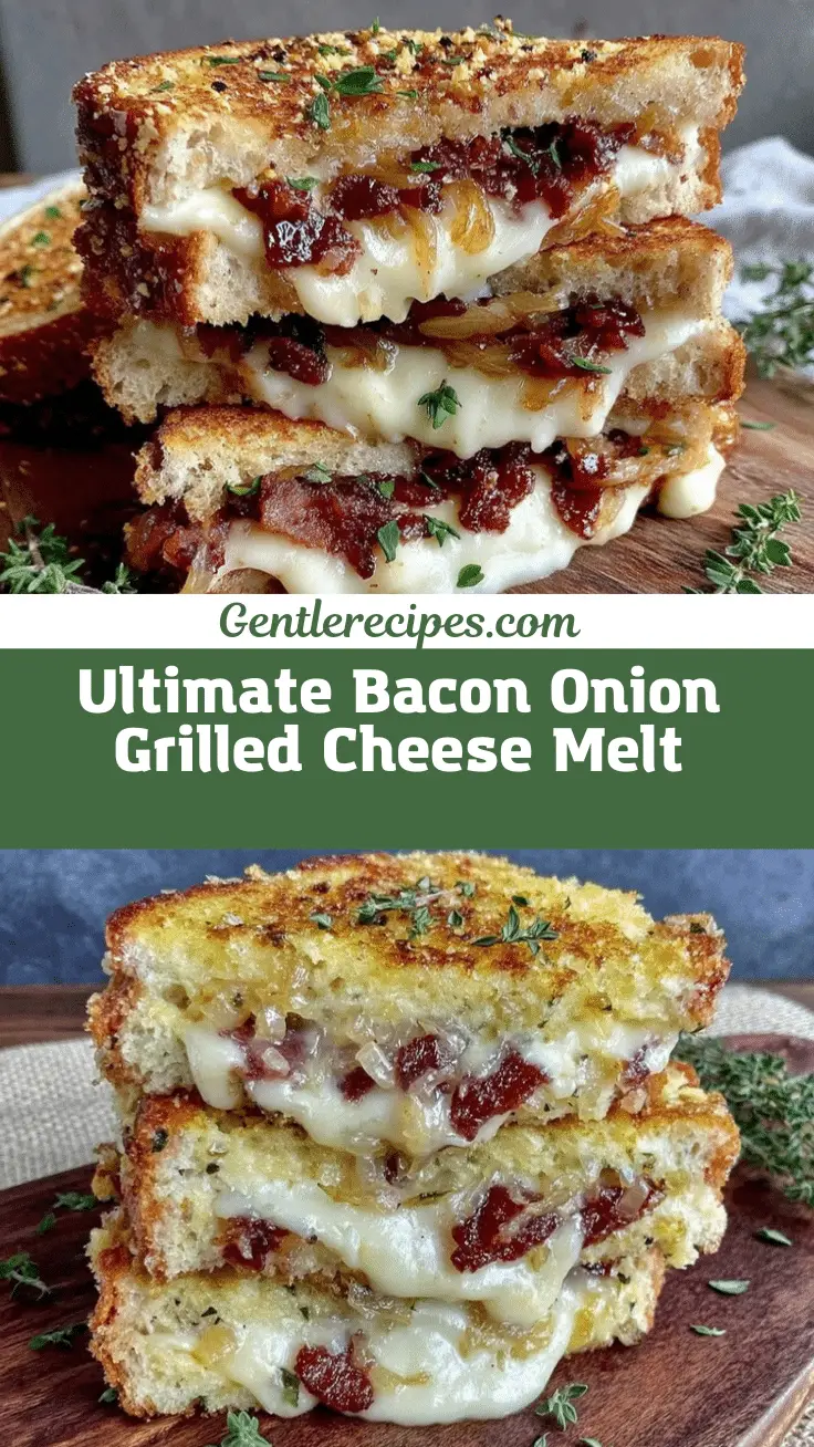 Bacon and Caramelized Onion Grilled Cheese Best Ever Recipe for Melty Sandwiches 5 bacon and caramelized onion grilled cheese recipe