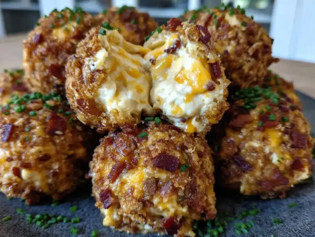 bacon cheese balls - featured image