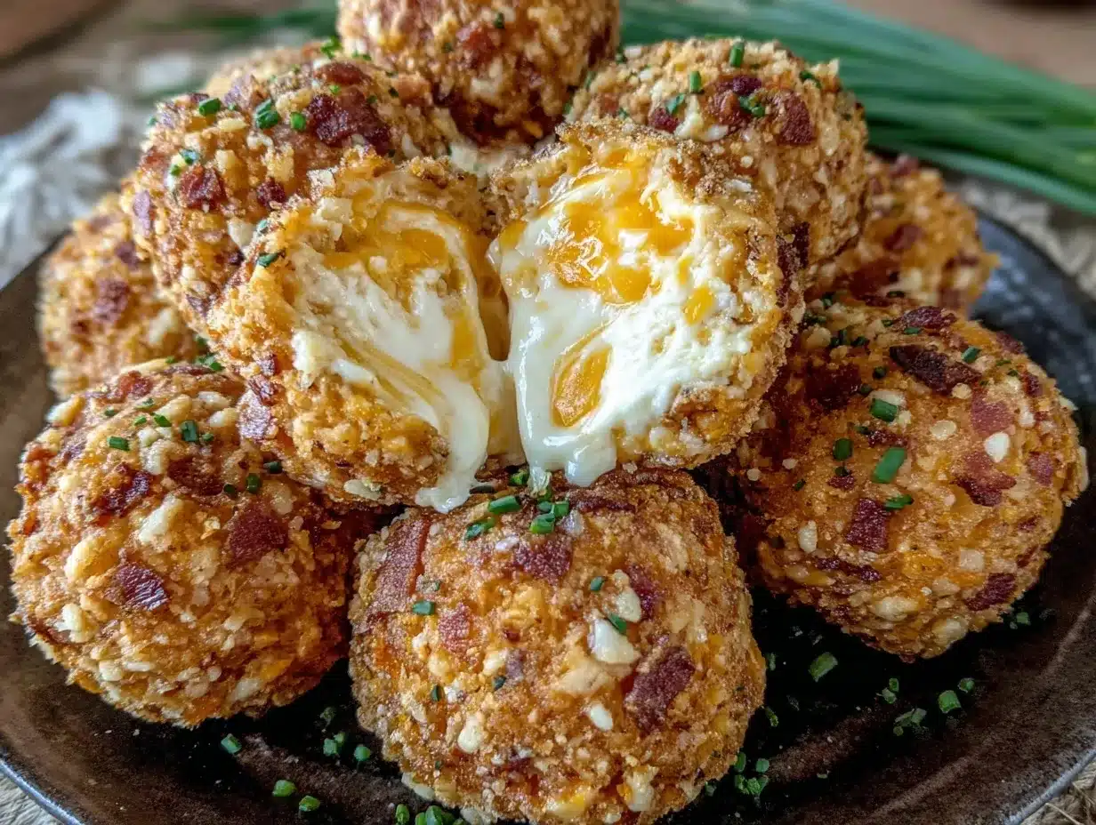 Bacon Cheese Balls Recipe: Easy Appetizers for Parties and Holidays 4 bacon cheese balls preparation steps