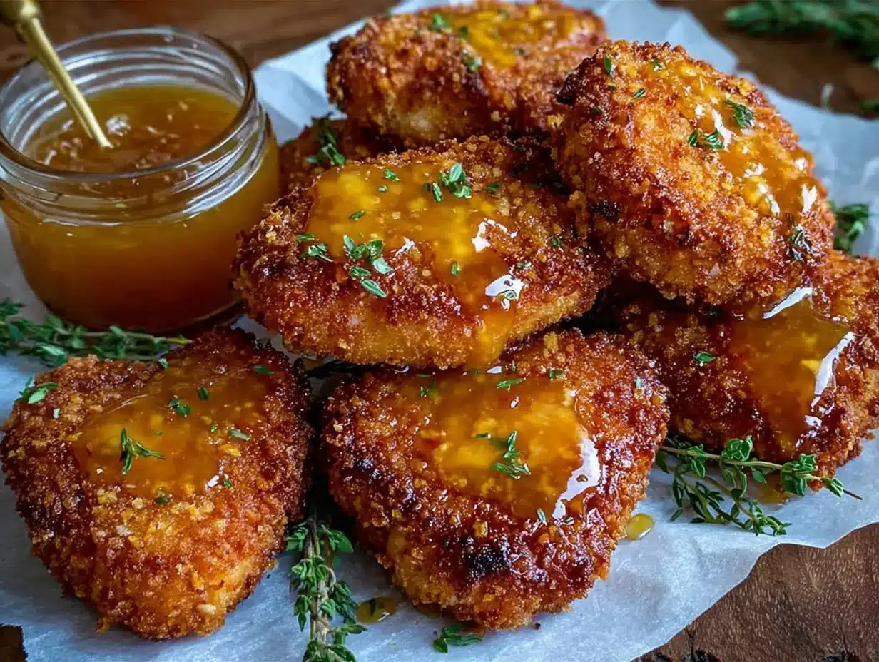 Baked Crunchy Hot Honey Chicken Recipe – Easy Dinner You’ll Love 4 baked crunchy hot honey chicken preparation steps