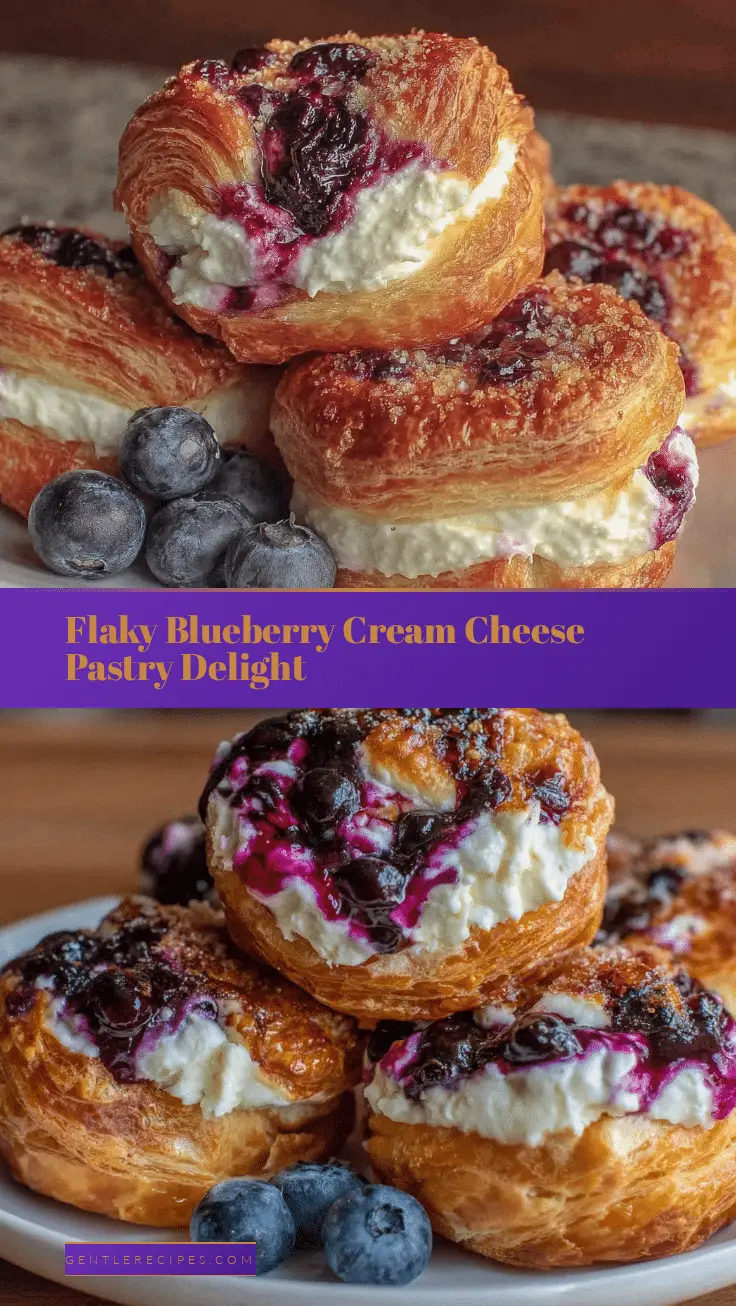 Blueberry Cream Cheese Puff Pastry Recipe Easy Homemade Breakfast Treat 5 blueberry cream cheese puff pastry recipe