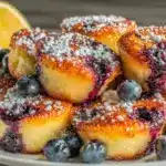 Blueberry Lemon Pancake Bites - featured image