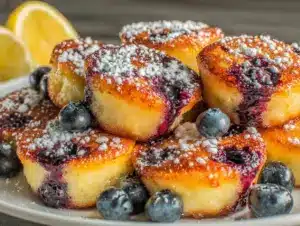 Home 6 Blueberry Lemon Pancake Bites - featured image