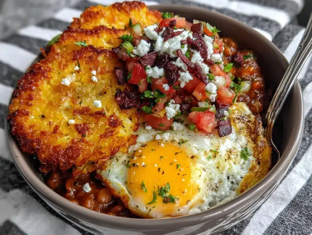 breakfast chili and eggs - featured image