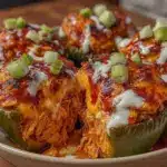 Buffalo Chicken Stuffed Peppers - featured image