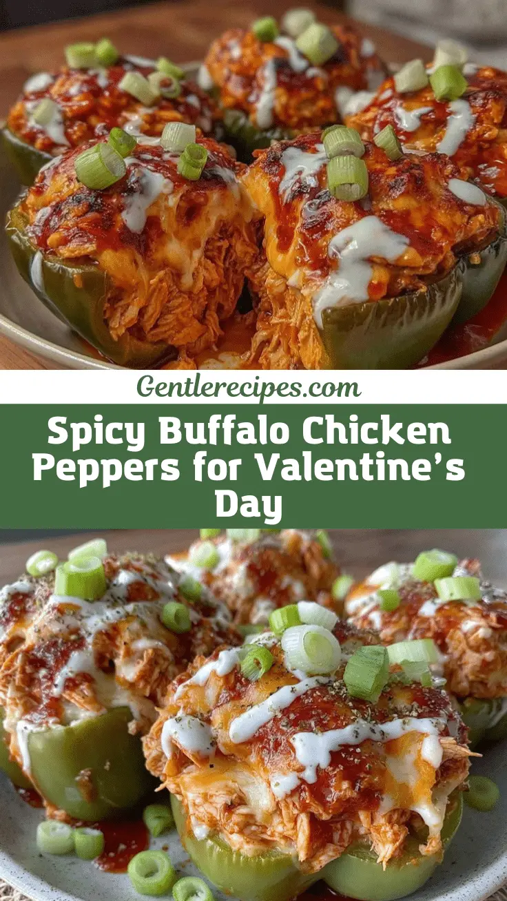Buffalo Chicken Stuffed Peppers Recipe Easy Valentine’s Day Dinner 5 Buffalo Chicken Stuffed Peppers recipe