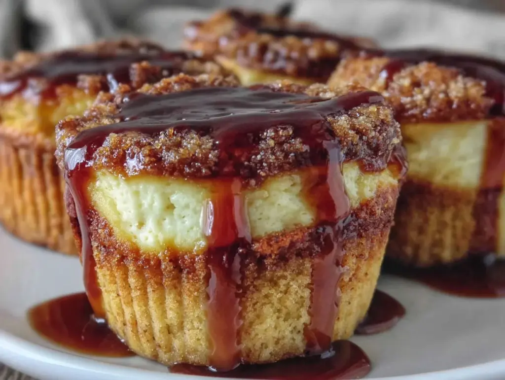 caramel flan muffins - featured image