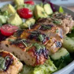 chicken avocado salad - featured image