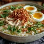 chicken congee recipe - featured image