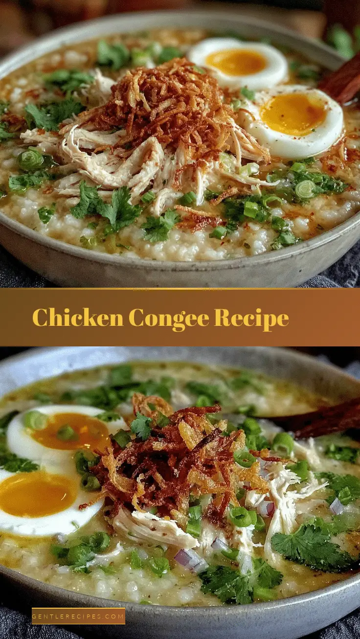 Comforting Chicken Congee Recipe Easy Homemade Asian Porridge Breakfast 5 chicken congee recipe recipe