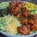 chicken enchilada bowls - featured image