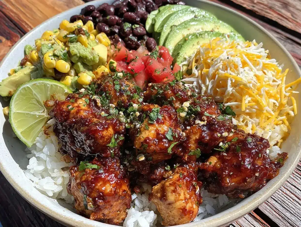 Easy Flavor-Packed Chicken Enchilada Bowls Recipe Perfect for Quick Dinner 4 chicken enchilada bowls preparation steps