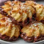 chocolate-almond spritz cookies - featured image