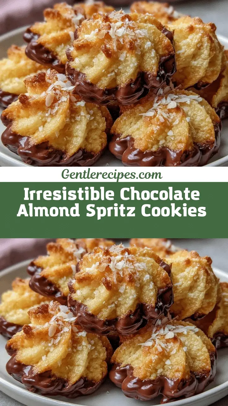 Chocolate-Almond Spritz Cookies Recipe: Easy Homemade Fall Treats 5 chocolate-almond spritz cookies recipe