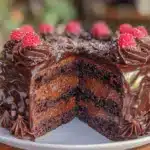 chocolate cake recipe - featured image