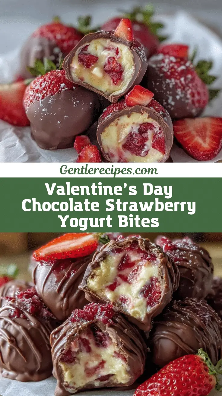 Chocolate Strawberry Yogurt Clusters Easy Valentine’s Day Treat 5 chocolate strawberry yogurt clusters recipe