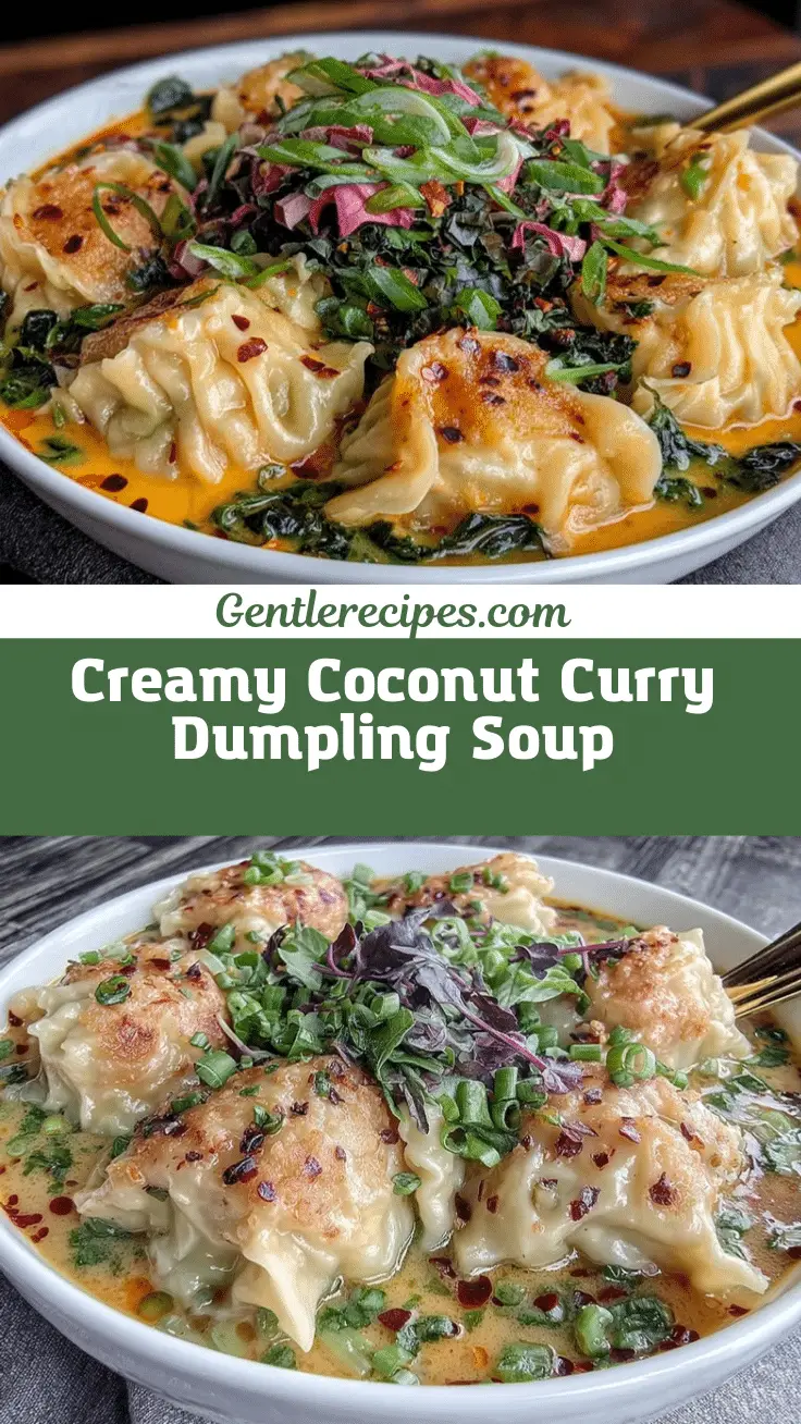 Creamy Coconut Curry Soup Recipe – Easy Dumplings for Cozy Dinners 5 coconut curry soup recipe