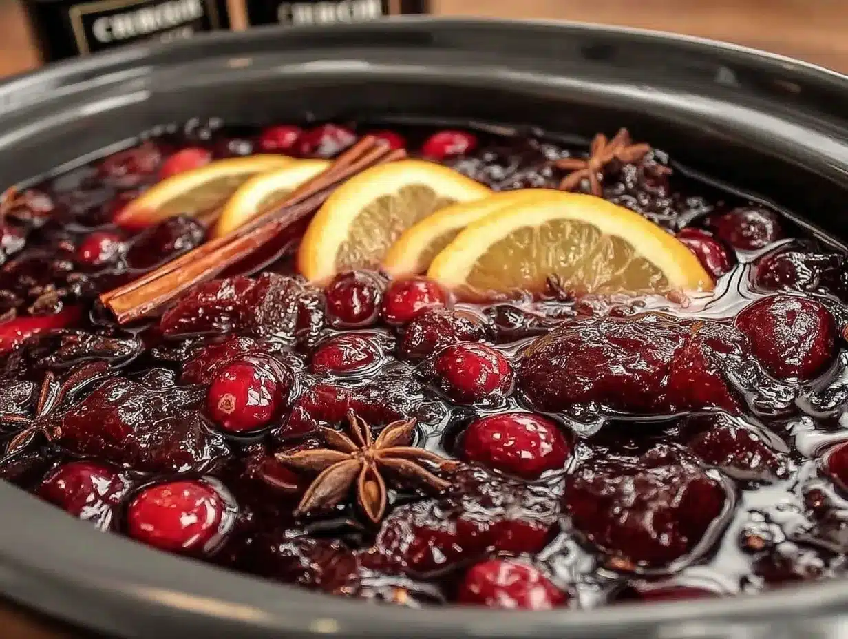 Cozy Holiday Crockpot Mulled Wine Recipe Easy Mediterranean Guide 4 cozy holiday crockpot mulled wine preparation steps