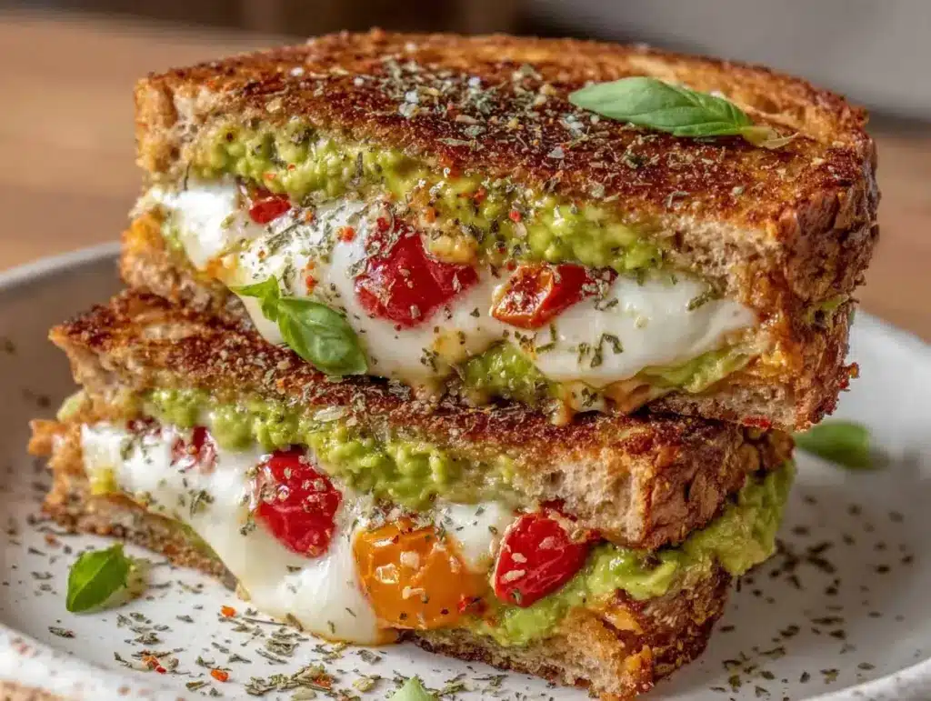 creamy avocado grilled cheese - featured image
