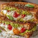 creamy avocado grilled cheese - featured image
