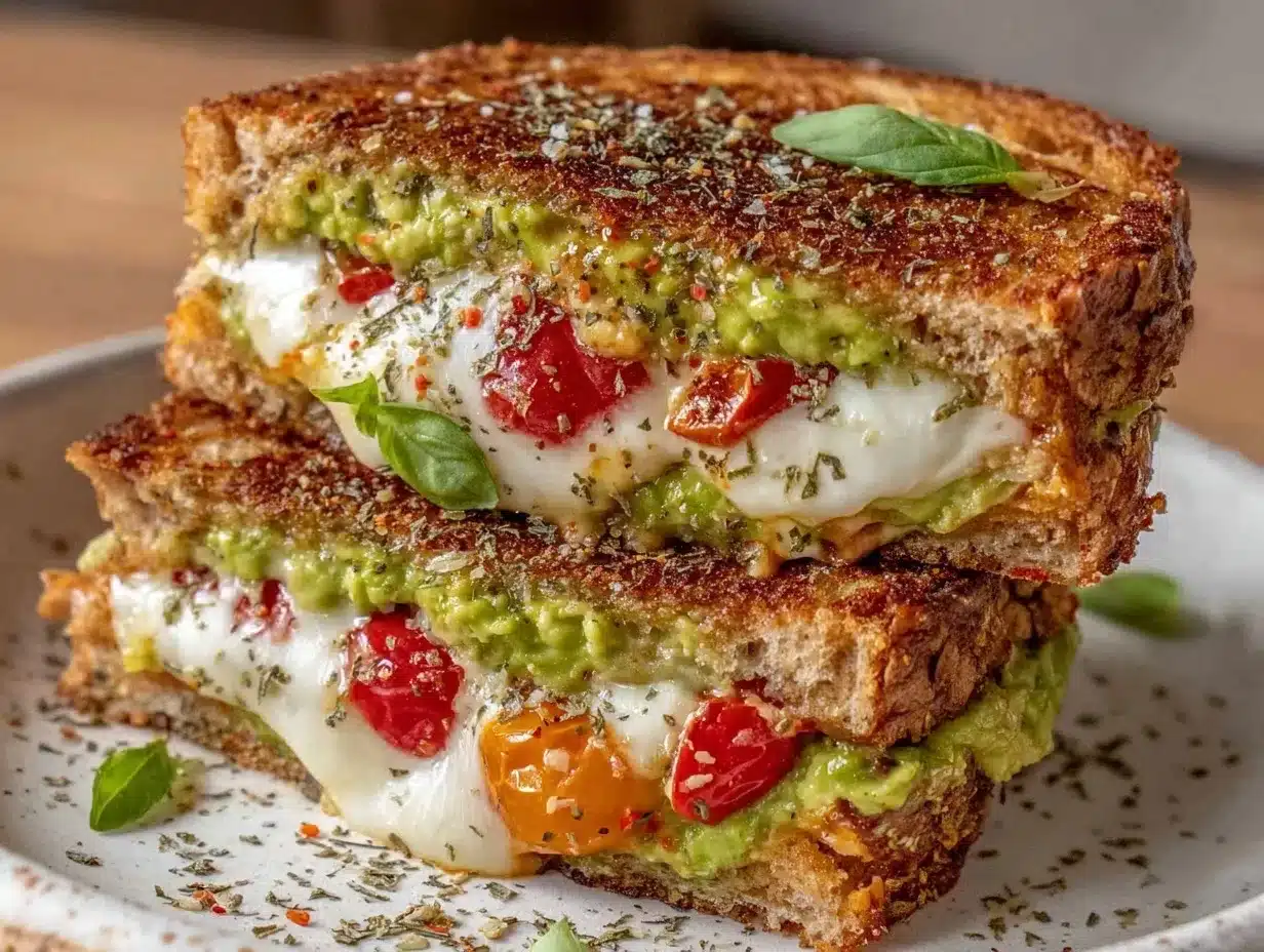 Creamy Avocado Grilled Cheese Recipe Easy Healthy Sandwich Ideas 4 creamy avocado grilled cheese preparation steps