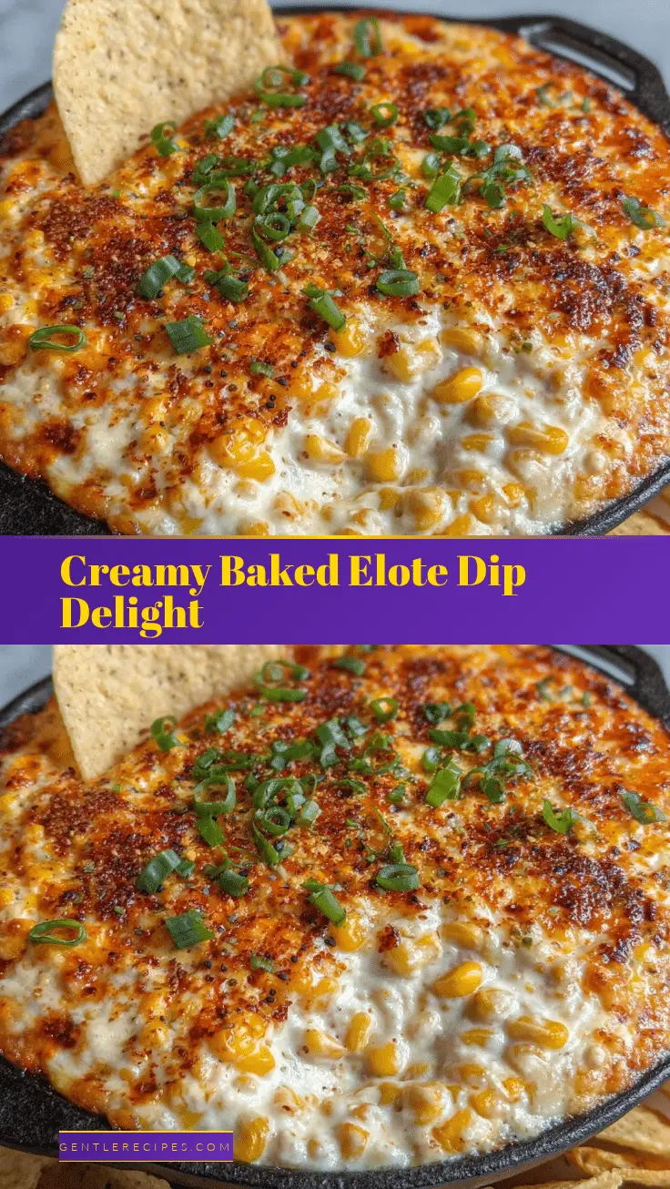 Creamy Baked Elote Dip Recipe Easy Football Tailgate Party Snack 5 creamy baked elote dip recipe