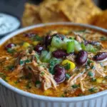 creamy chicken enchilada soup - featured image