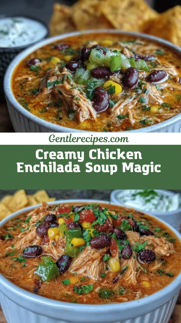 Creamy Chicken Enchilada Soup Recipe – Easy Homemade Comfort Bowl 5 creamy chicken enchilada soup recipe
