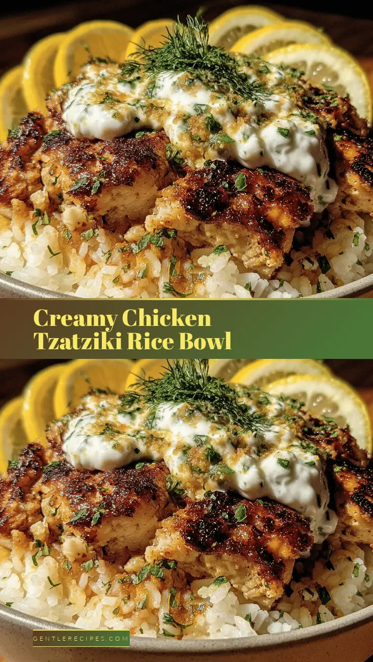 Creamy Chicken Tzatziki Rice Recipe Easy Mediterranean Dinner Idea 5 creamy chicken tzatziki rice recipe